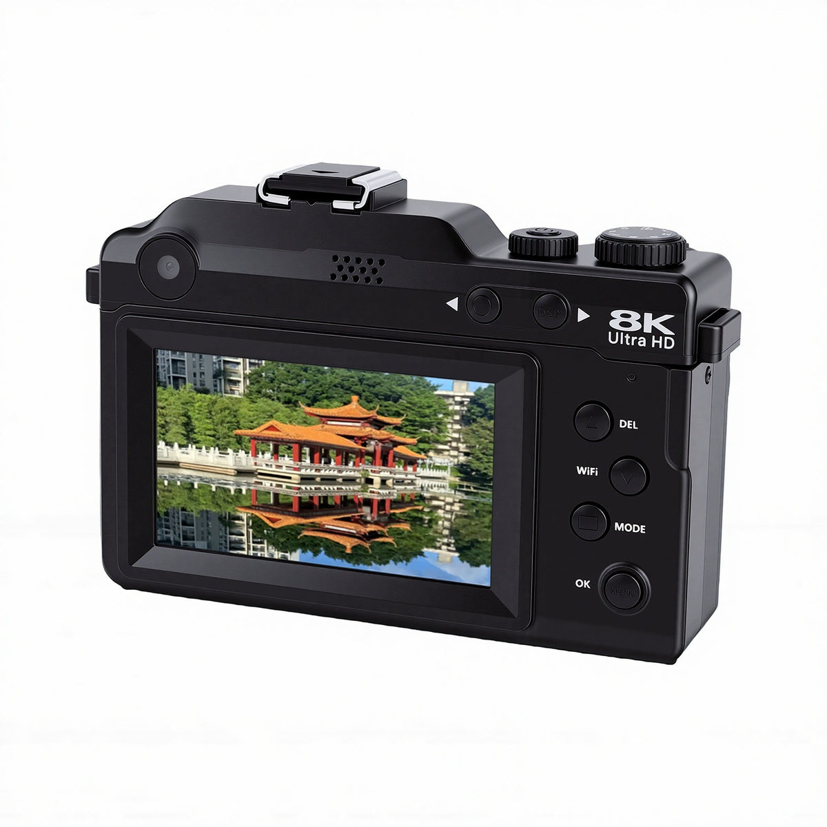 8K 100MP Digital Camera 18x Zoom 3 Inch HD Dual Lens G0 Screen
