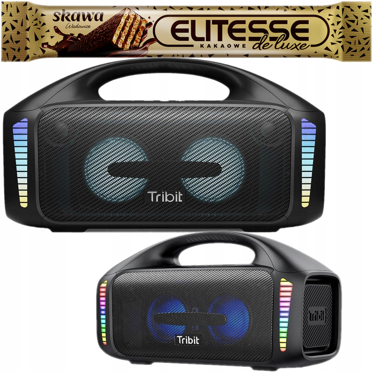 90W Portable Bluetooth LED Speaker with XBass StormBox Blast Waterproof IPX7