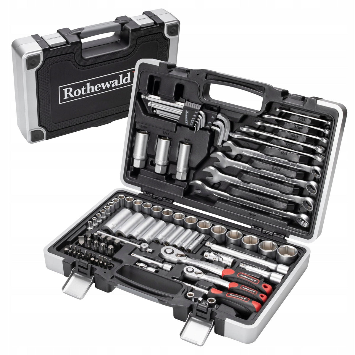 92PCS INCH WRENCH SET + SUITCASE | STRONG HARLEY JEEP TOOLS