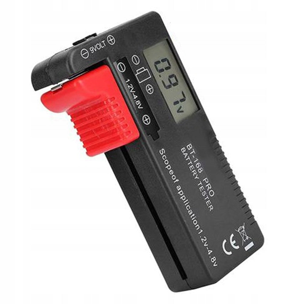 AAA AA C D 9V Button 18650 PRO Digital Battery Capacity Meter Tester