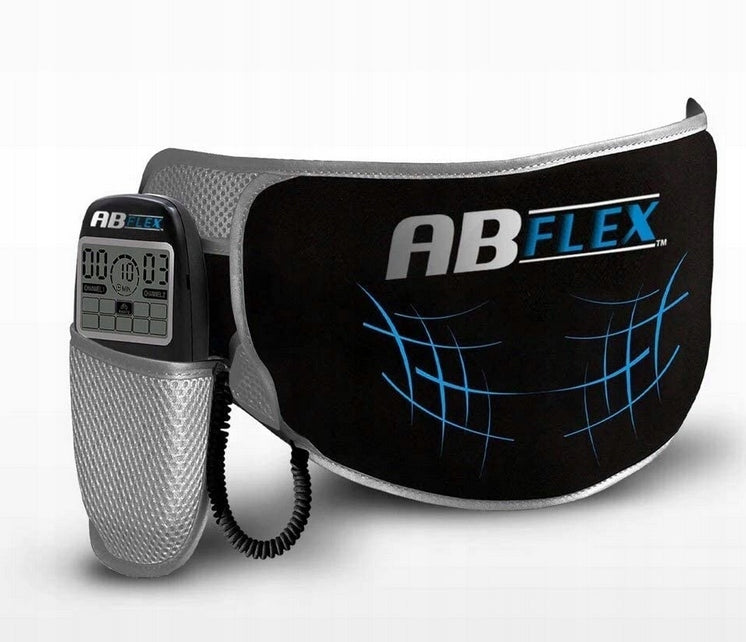ABDOMINAL MUSCLE ELECTROSTIMULATOR BELT EMS 10 PROGRAMS + GEL + COVER Color black
