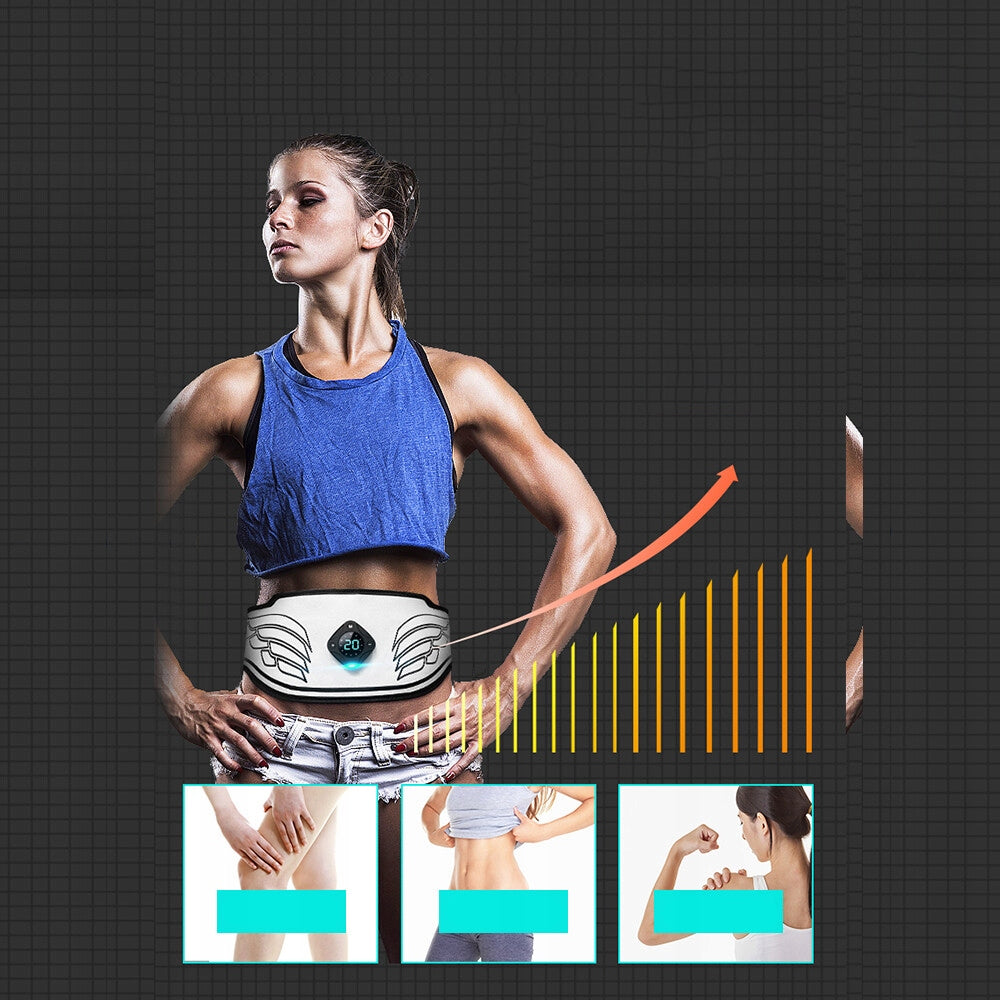 ABDOMINAL MUSCLE ELECTROSTIMULATOR EMS 12MODES SLIMMING BELT WITH EXTENSION Manufacturer code NSKS9