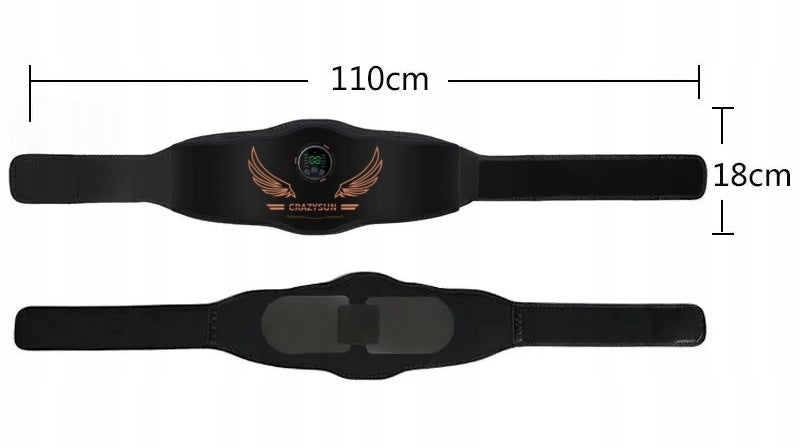 ABDOMINAL MUSCLE ELECTROSTIMULATOR LynkCust EMS 10 MODES SLIMMING BELT Packaging status original
