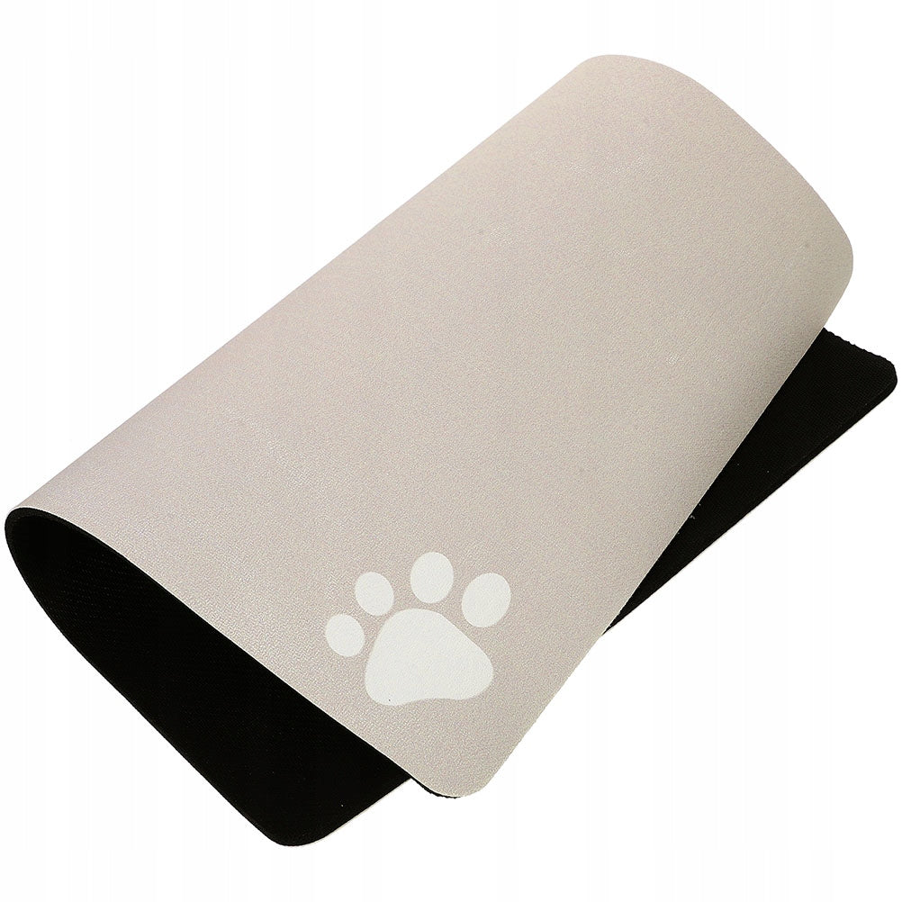 ABSORBENT DOG FOOD MAT PET DOG FOOD WATER ABSORBENT MAT FOR DOG WATER BOWLS