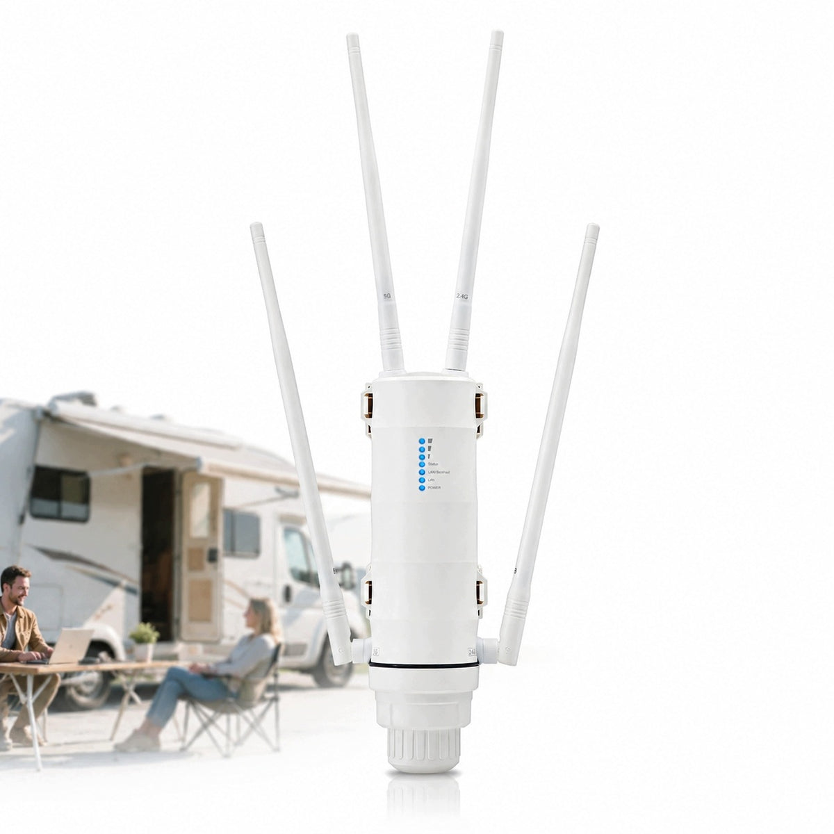 AC1200, EXTERNAL WIFI POE EXTENDER, POWERED, AP/ROUTER/REPEATER MODES