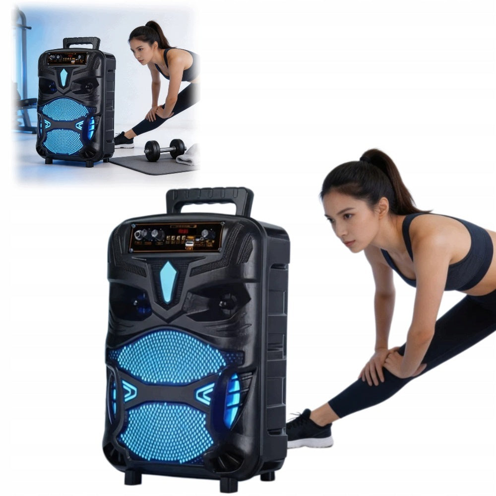 ACTIVE BLUETOOTH SPEAKER WIRELESS 8 INCHES PORTABLE WITH HANDLE
