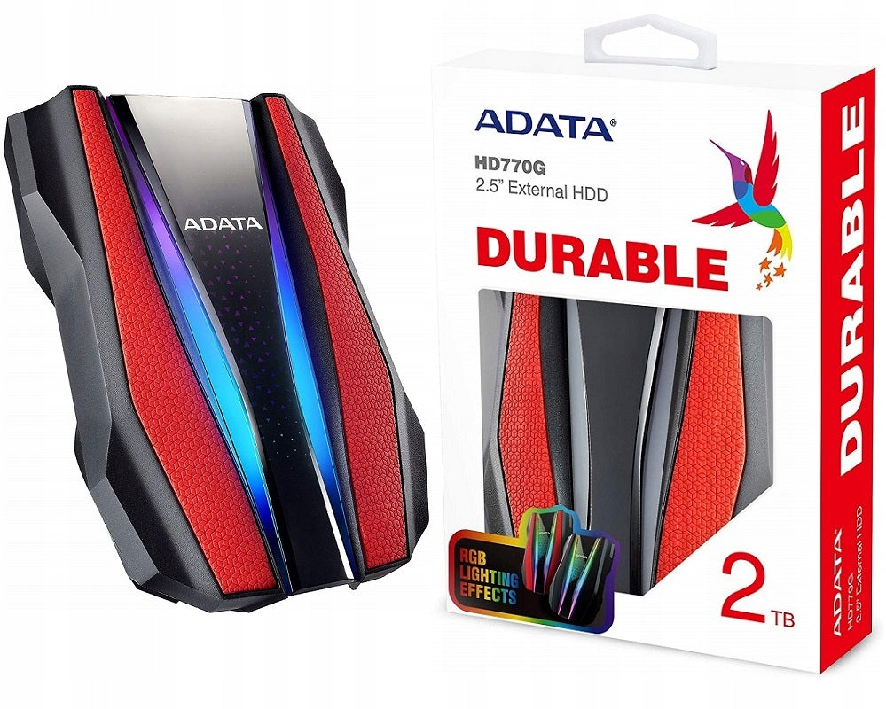ADATA Durable HD770G Portable Drive 2TB USB3.2 RGB