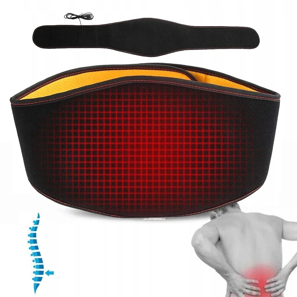 ADJUSTABLE BELT HEATER, LUMBAR AND ABDOMINAL PROTECTIVE BELT WITH HEATING