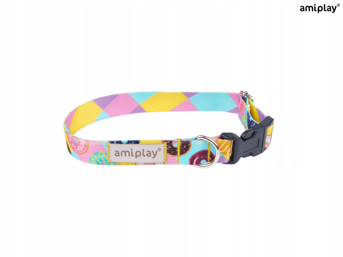 ADJUSTABLE COLLAR AMIPLAY BEHAPPY M DONUT FOR DOG