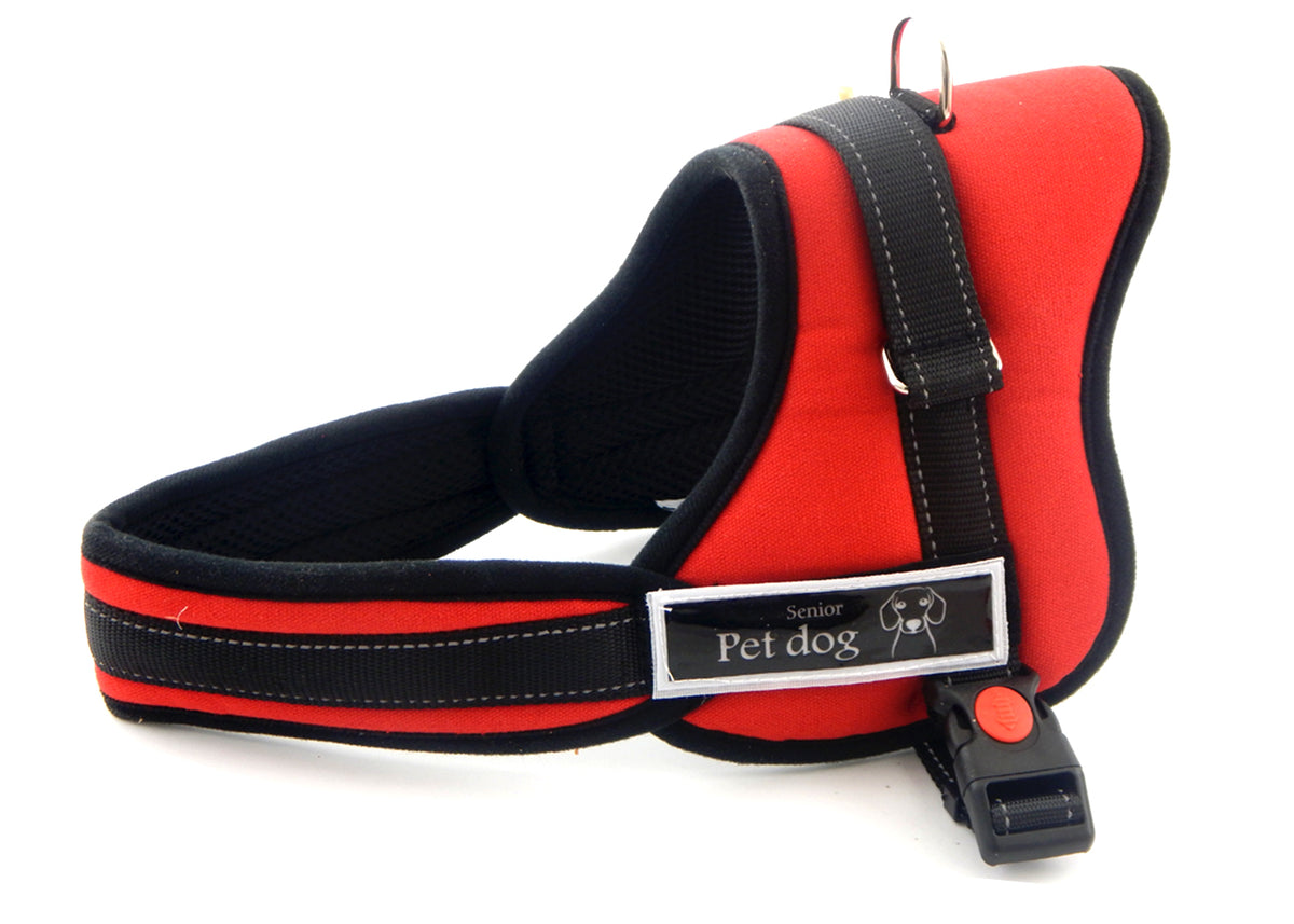 ADJUSTABLE DOG LEASH HARNESS WITH HANDLE r. M