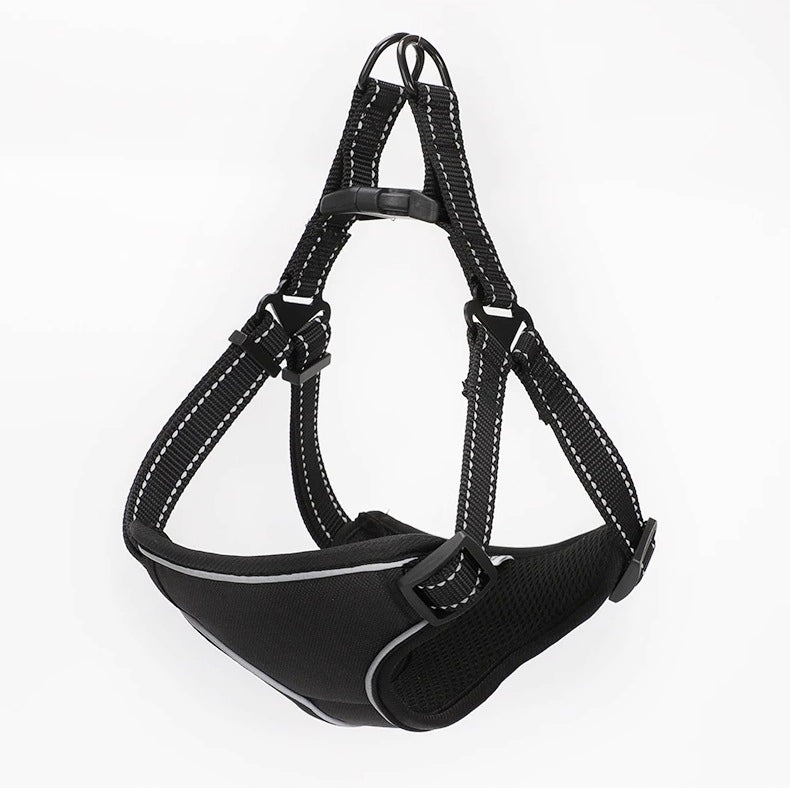 ADJUSTABLE PRESSURE-FREE DOG HARNESS COMFORTABLE REFLECTIVE SIZE L Brand no brand