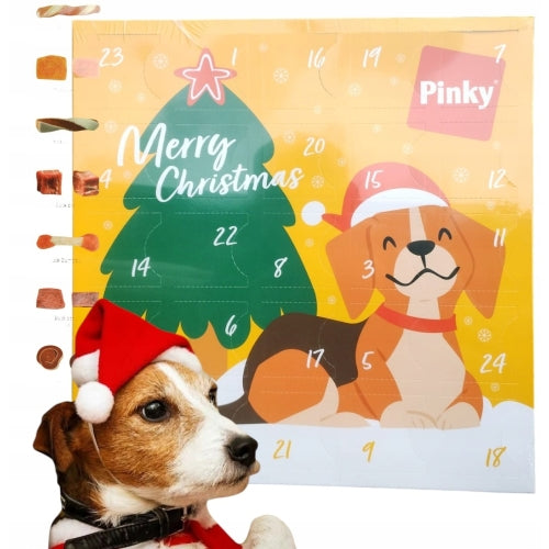 ADVENT CALENDAR FOR DOGS 24 WINDOWS WITH DELICIOUS TREATS DOGS 2025