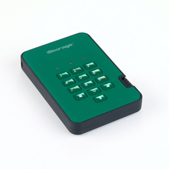 AES 256-bit 128GB Encrypted Portable SSD Manufacturer code IS-DA2-256-SSD-128-GN
