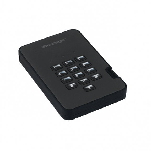 AES 256-bit 256GB Encrypted Portable SSD Manufacturer code IS-DA2-256-SSD-256-B