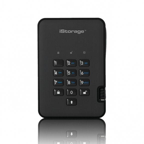 AES 256-bit 256GB Encrypted Portable SSD