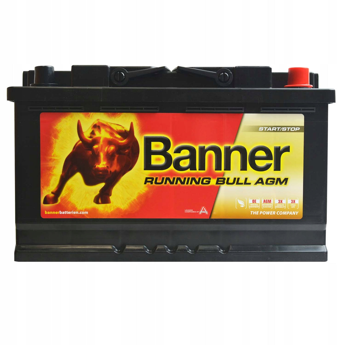AGM START-STOP BANNER RUNNING BULL 58001 12V 80AH 800A P+