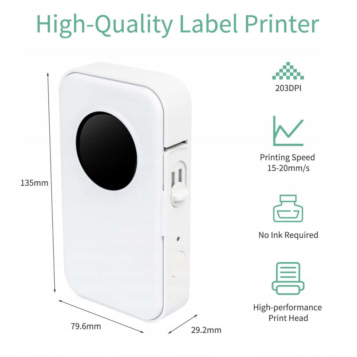 AIMO D35 Label Printer Mini Thermal Pocket Label Printer has Printing technology other