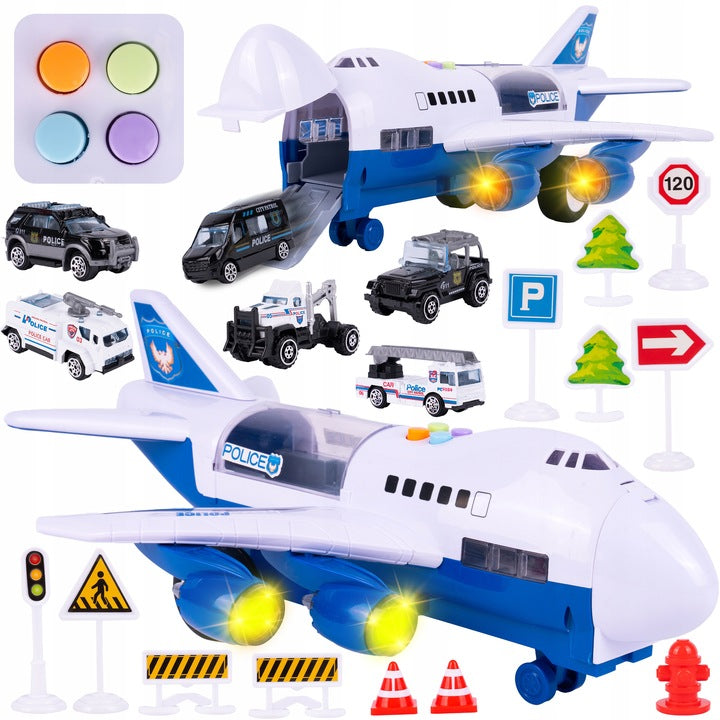 AIRCRAFT OPENING INTERACTIVE PASSENGER TRANSPORT WITH VEHICLES POLICE