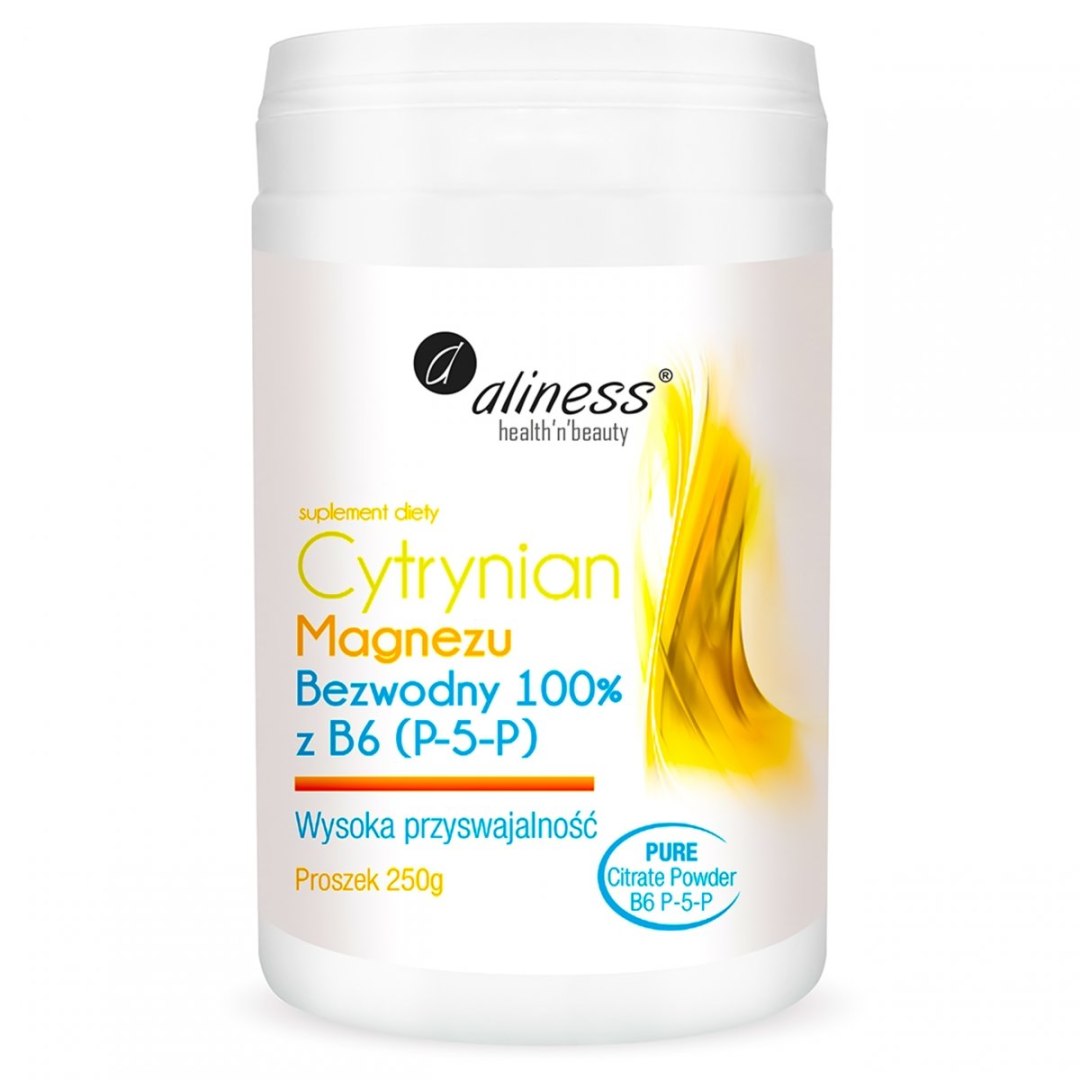 ALINESS Magnesium Citrate Anhydrous B6 Powder 250g