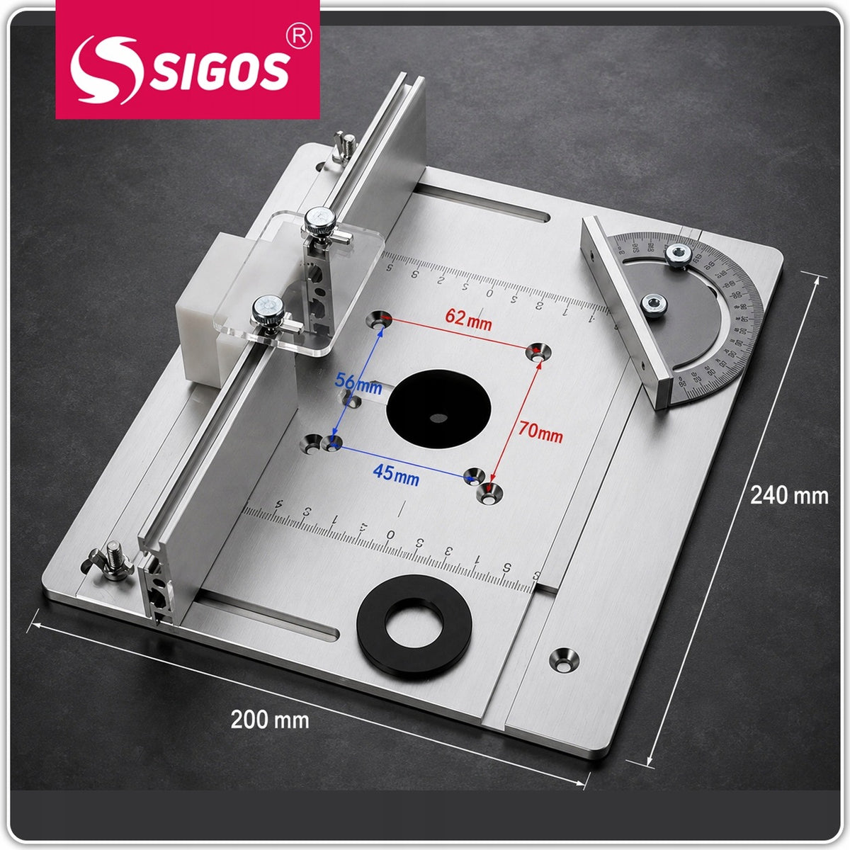 ALUMINUM ALLOY PLATE FOR MILLING MACHINE INSERT TABLE TOP LIFTING STROKE Packaging status original