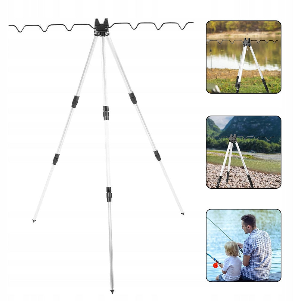 ALUMINUM ALLOY SEA ROD TRIPOD FOLDING ADJUSTABLE 54 – 115 CM