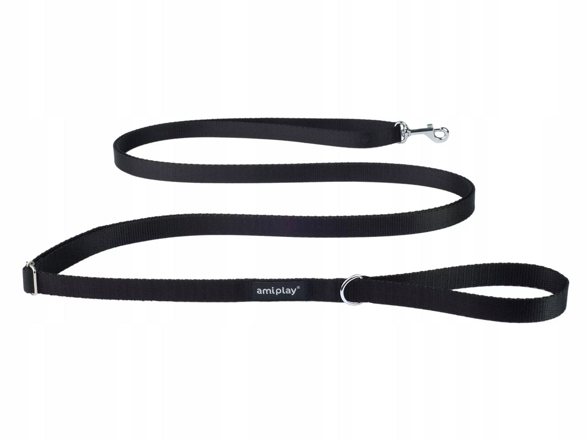 AMIPLAY LEASH EASY FIX BASIC L BLACK
