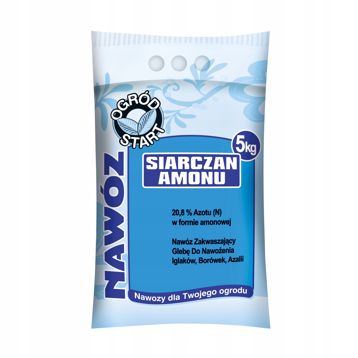 AMMONIUM SULFATE Fertilizer Acidifying Azalea Blueberries Tuje Acid-loving 5KG