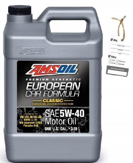 AMSOIL 5W-40 European Car Formula + FREEBIE