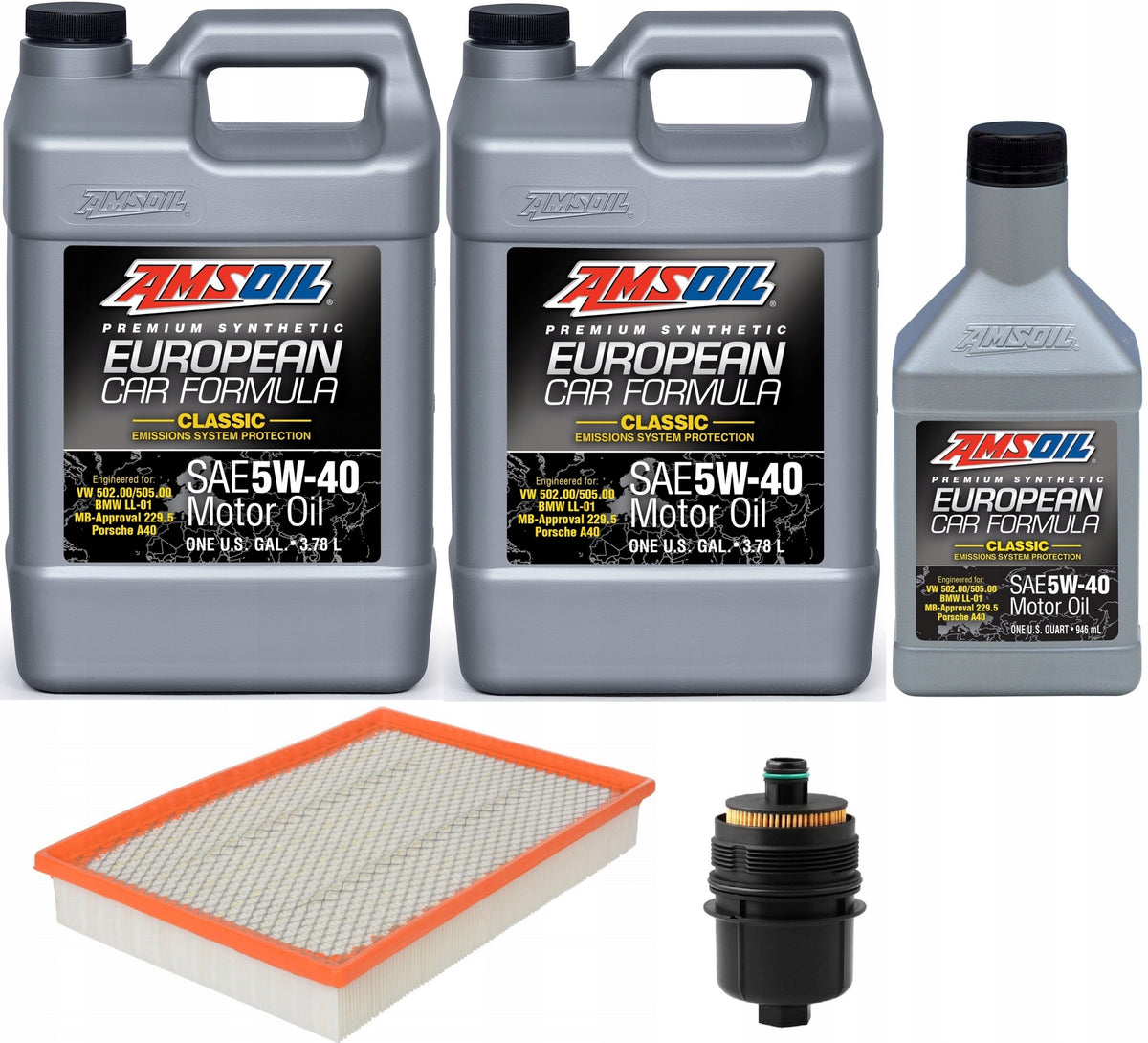 AMSOIL 5W40 8,5L + RAM FILTERS 1500 3,0 DIESEL 2020