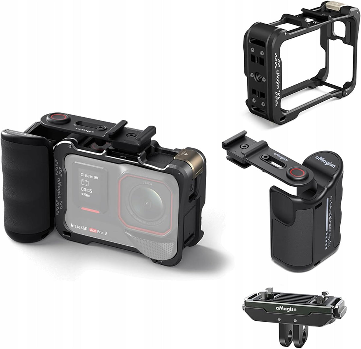 AMagisn Sports Camera Operator Cage, Insta360 Ace Pro 2/Ace Pro