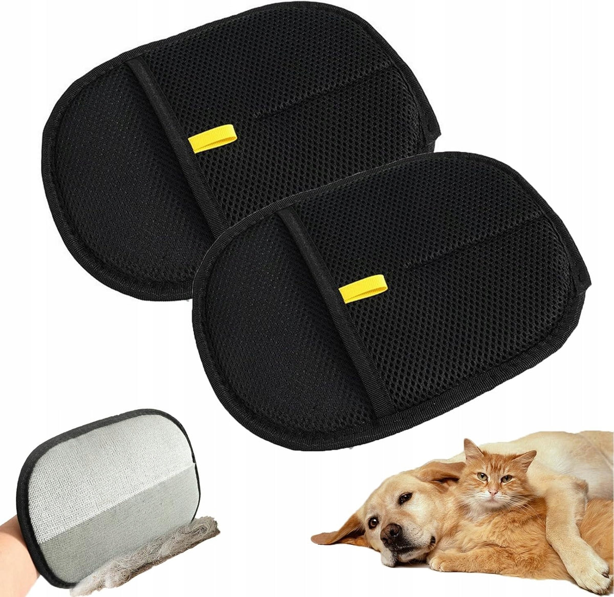 ANIMAL BATHING HAIR REMOVAL GLOVE 2 PCS