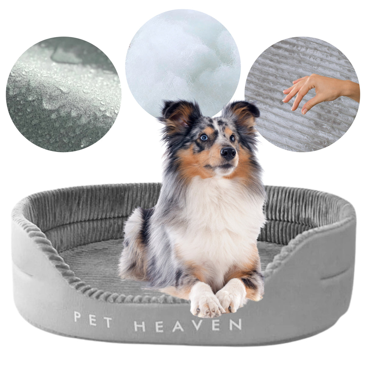 ANIMAL BED FOR DOG CAT SOFT BED PEN 100X80X26 CM