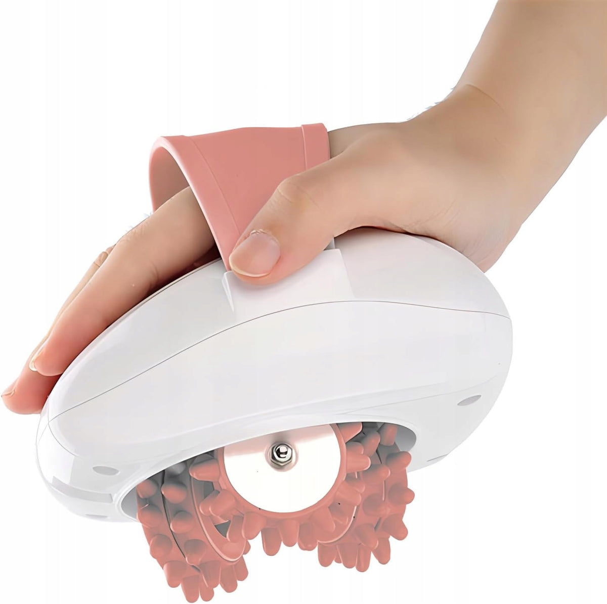 ANTI-CELLUIT MASSAGER 6 ROLLS 2 INTENSITY ELECTRIC WHITE-PINK