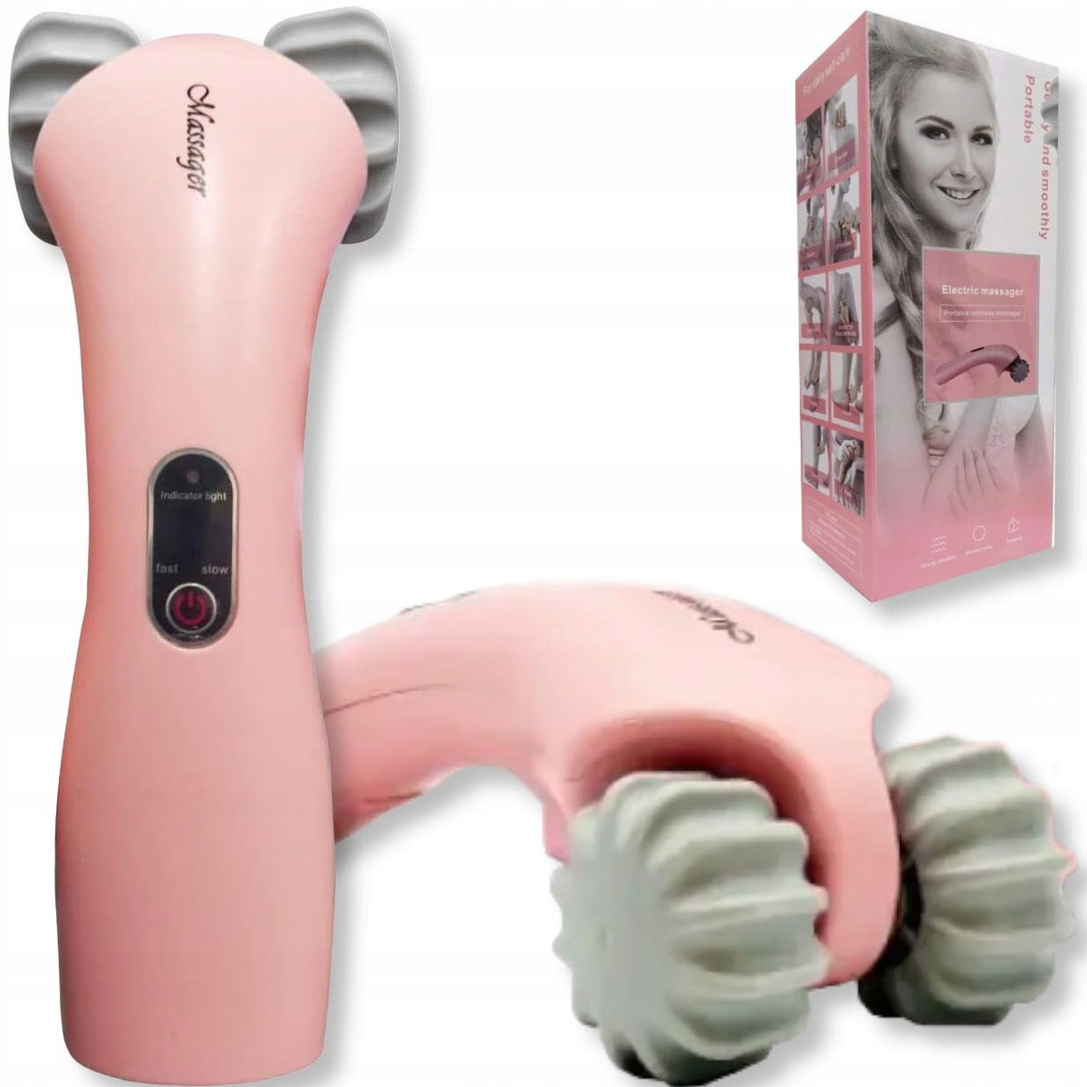 ANTI-CELLULITE ROLLER BODY MASSAGER VIBRATING FOR RELAXING CELLULITE