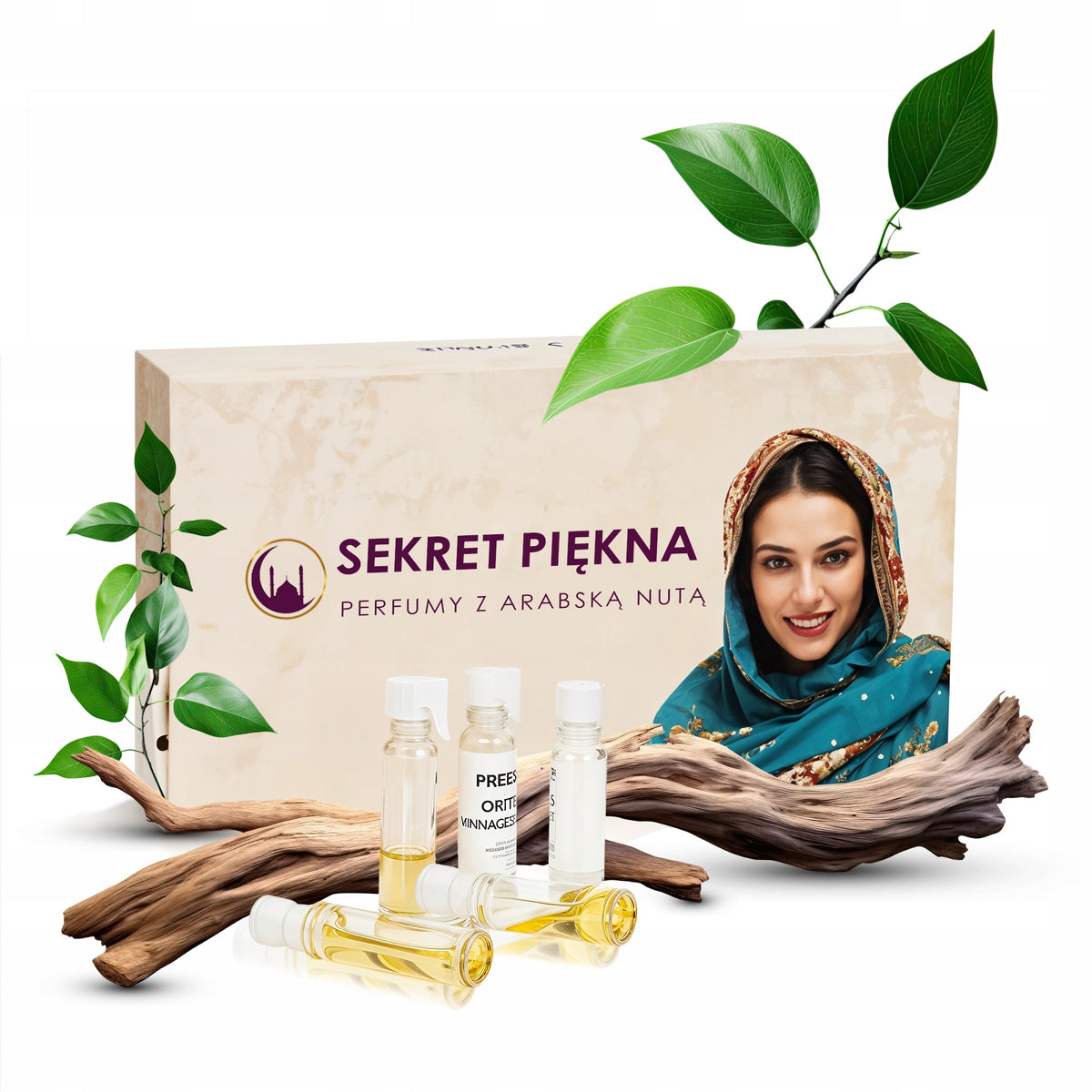 ARABIC PERFUME IN OIL PERFUME SAMPLES ORIGINAL WOODY NOTES 5 PCS