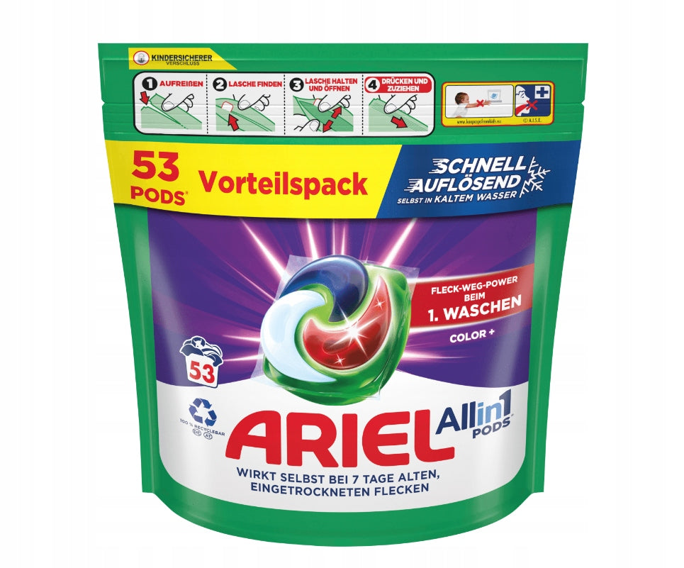 ARIEL ALLin1 Colour Washing Capsules 53pcs