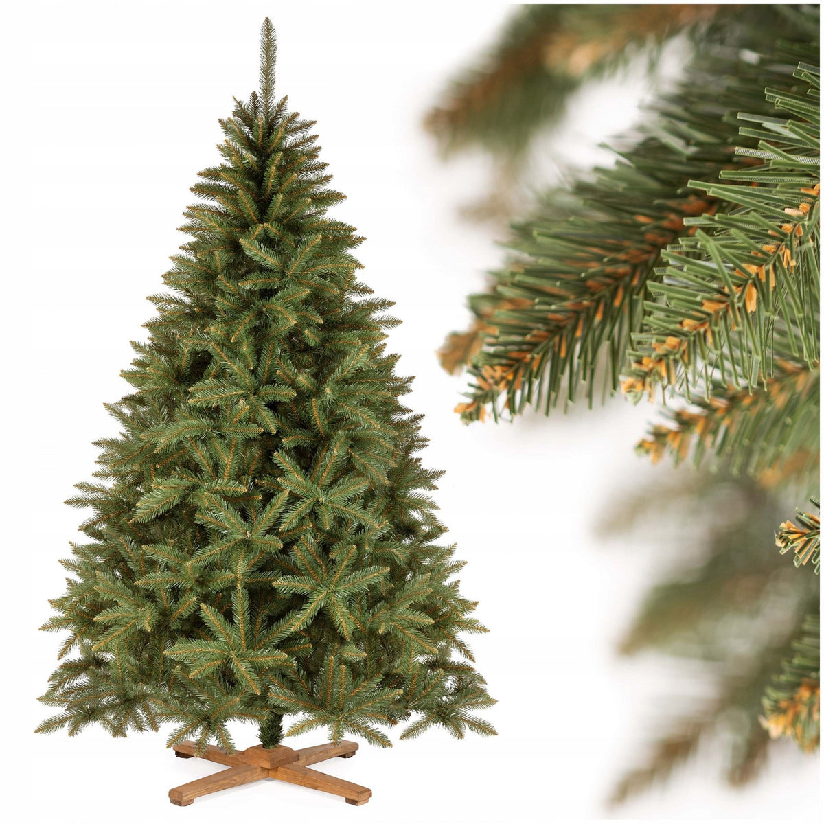 ARTIFICIAL CHRISTMAS TREE 180cm CAUCASIAN SPRUCE BEAUTIFUL ROYAL TREES PREMIUM STAND
