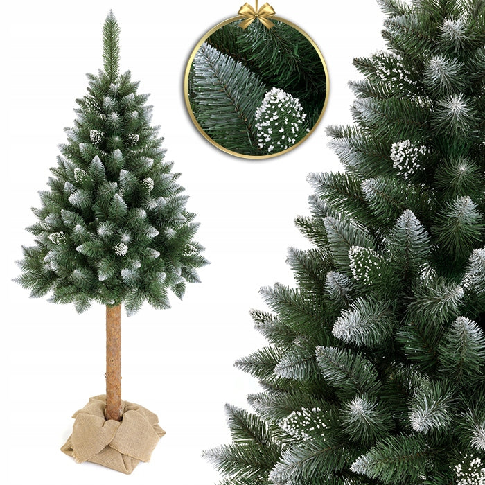 ARTIFICIAL CHRISTMAS TREE ON THE DIAMOND TRUNK 220 cm!