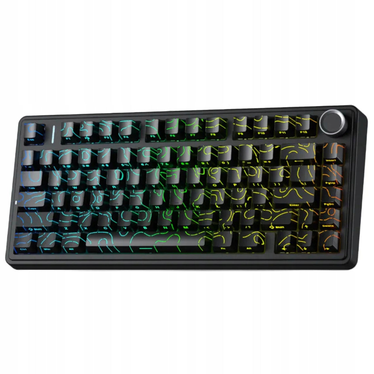 AULA F75 Wireless Mechanical Keyboard Black Contour Star Vector Packaging status original