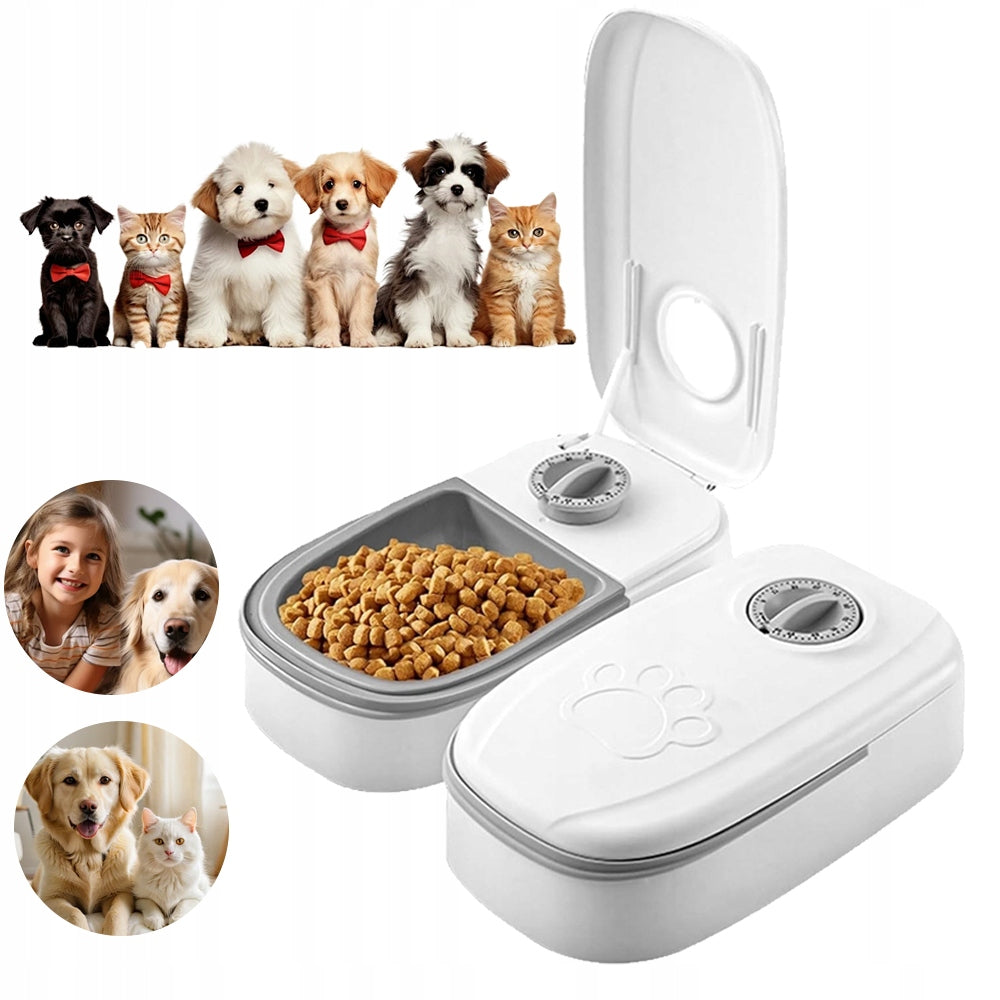 AUTOMATIC PET FEEDER, 2 SMALL DOG FEEDERS