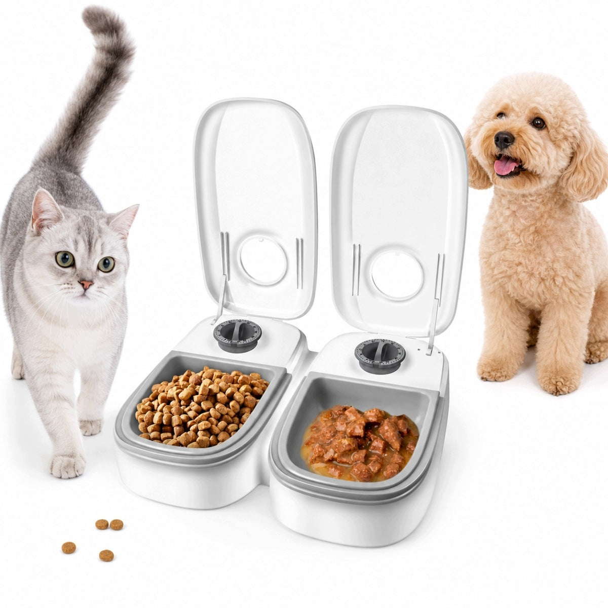 AUTOMATIC PET FOOD DISPENSER CAT WATER DISPENSER