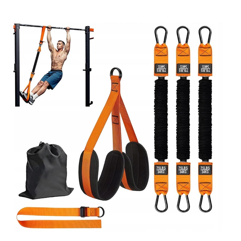 AUXILIARY BELTS FOR PULLING UP TRAINING RUBBER STRAPS ADJUSTABLE 34-136 KG Brand no brand