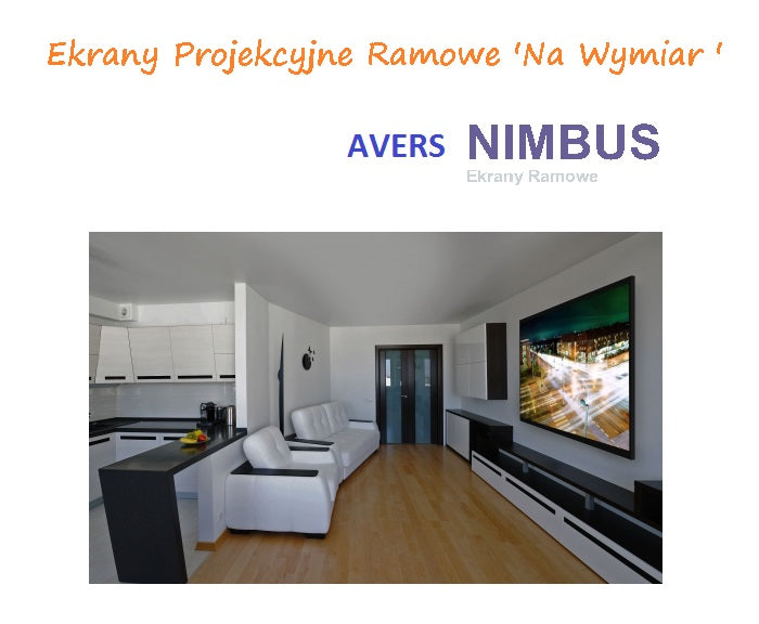 AVERS NIMBUS FRAME 300 PROJECTION SCREEN Brand AVERS