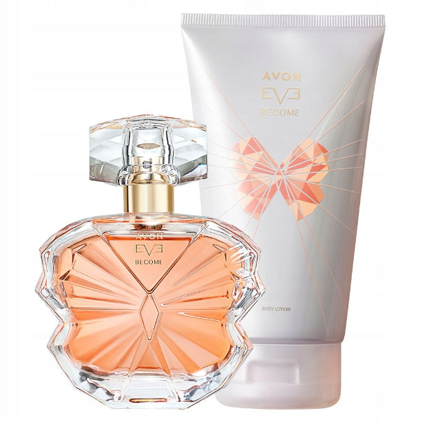 AVON EVE BECOME SET OF 2 COSMETICS EAU DE PARFUM 50 ML + LOTION 150 ML