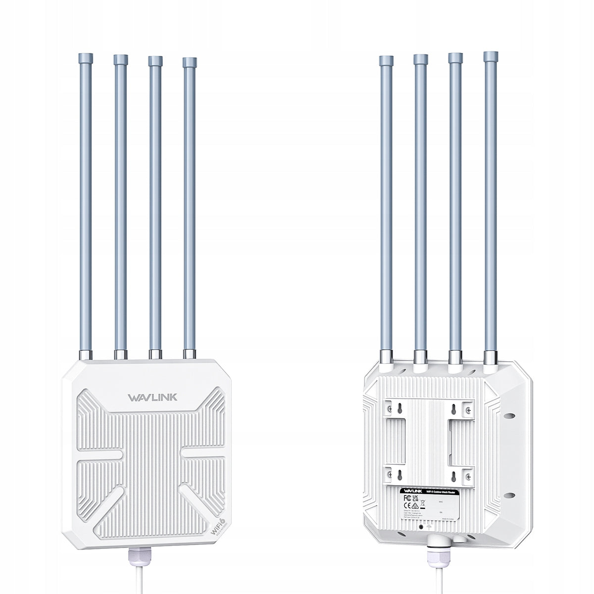 AX3000 WiFi6 Outdoor Access Point, Dual Band 2.4G+5G WiFi Mesh Extender,PoE Packaging status original