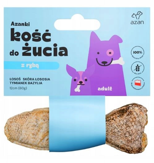 AZANKI BONE WITH SALMON – FISH 12 cm