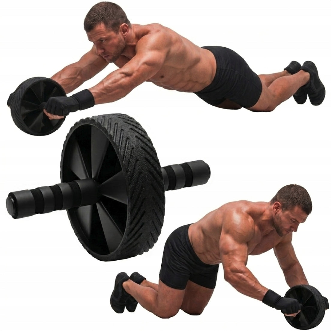 Abdominal Muscle Exercise Wheel AB ROLLER ABS STRETCHING ROLLING CORE