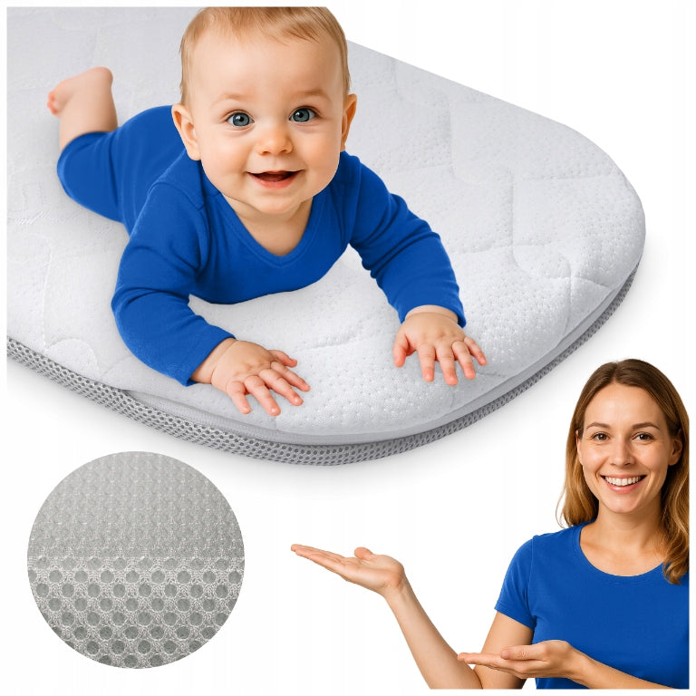 Adamex Gallo Stroller Mattress for Crib ANTI-ALLERGIC Gondola Mattress