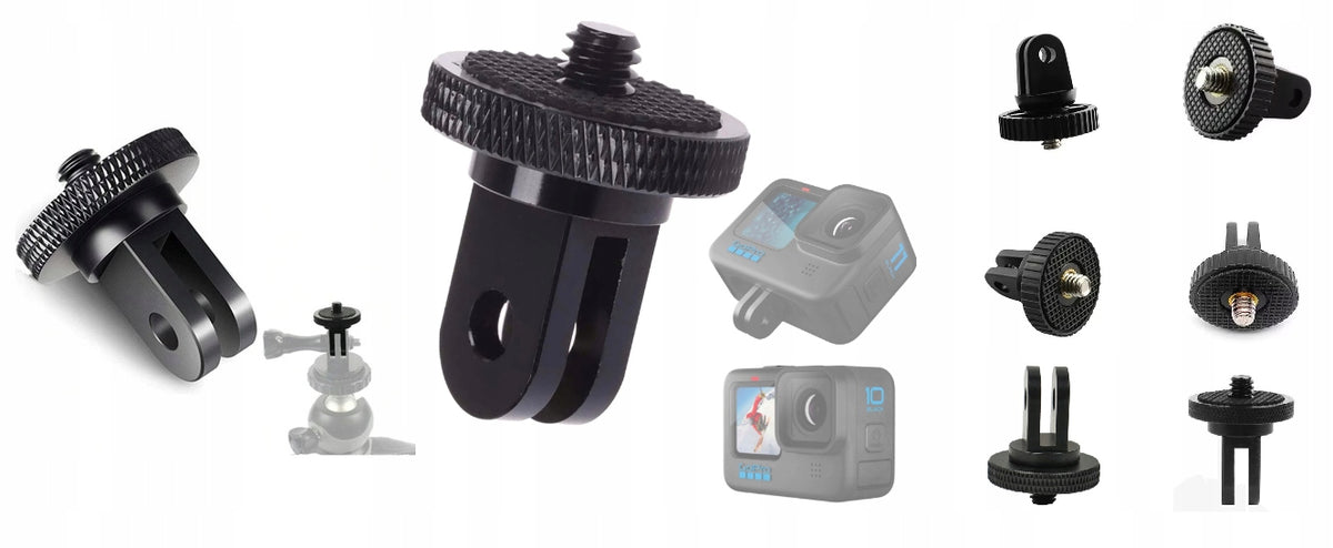 Adapter Tripod Mount Thread 1/4" for GoPro DJI SJ Sony Camera