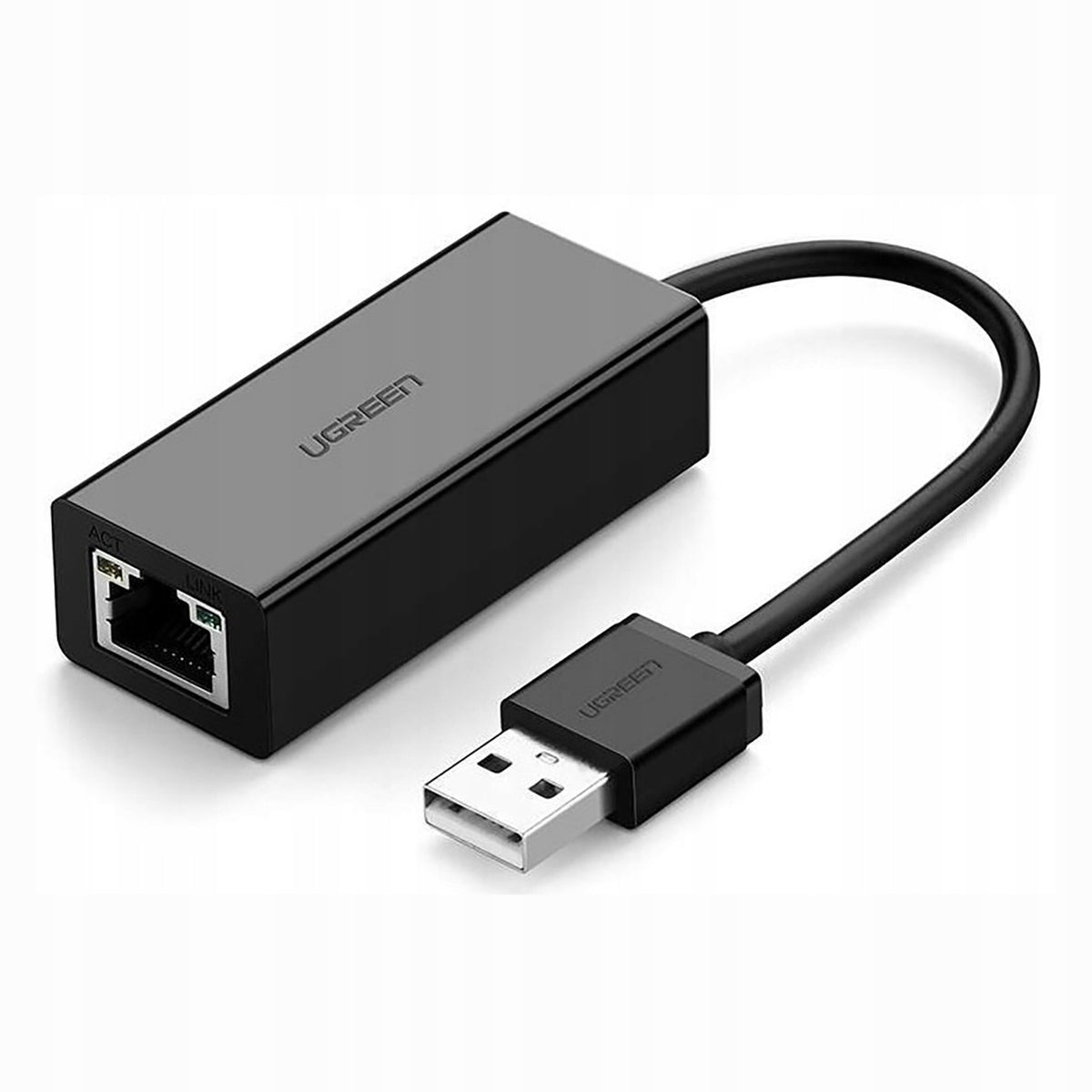 Adapter UGREEN CR110 USB- C- RJ45 100Mb/ s (black) Ugreen